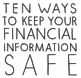 10 Ways to Protect Your Financial Information