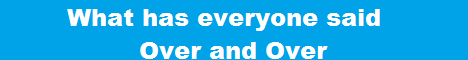 Everyone has Said the samething, Build a List